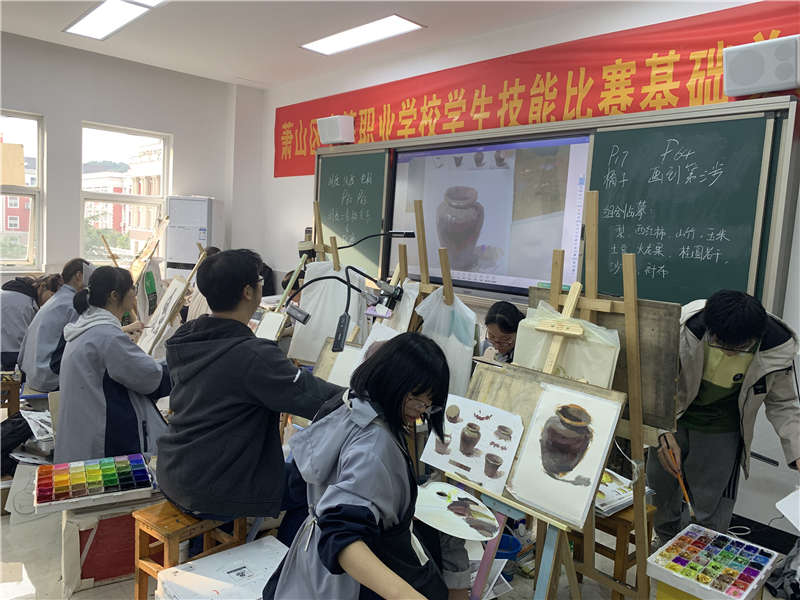 Hangzhou Xiaoshan No.2 Vocational School Art Classroom